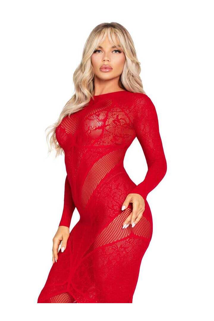 Leg Avenue Sweet Seduction Body Con Dress in One Size 10