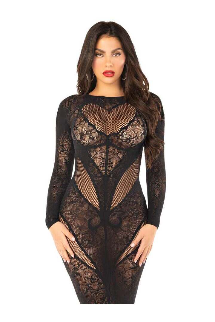 Leg Avenue Sweet Seduction Body Con Dress in One Size 4