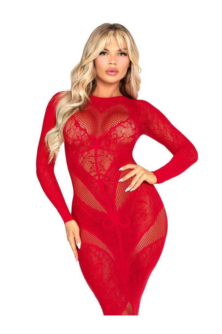 Leg Avenue Sweet Seduction Body Con Dress in One Size 7