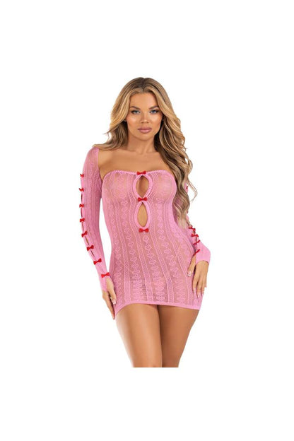 Leg Avenue Sweet Temptation Tube Dress and Shrug Set in One Size 5