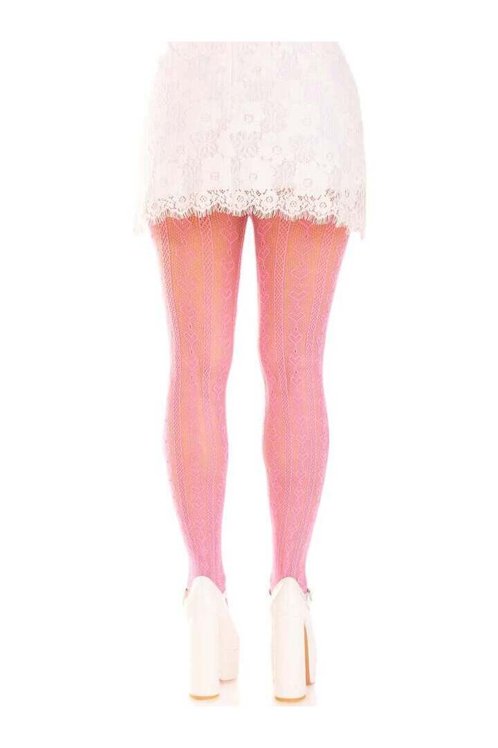 Leg Avenue Sweetheart Striped Tights in One Size 10