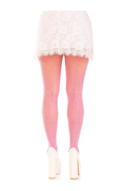 Leg Avenue Sweetheart Striped Tights in One Size 10