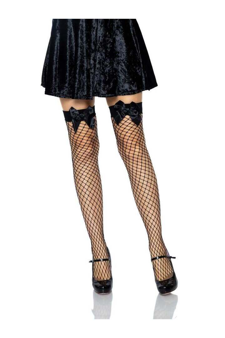 Leg Avenue Sydney Net Thigh High Stockings in One Size 5