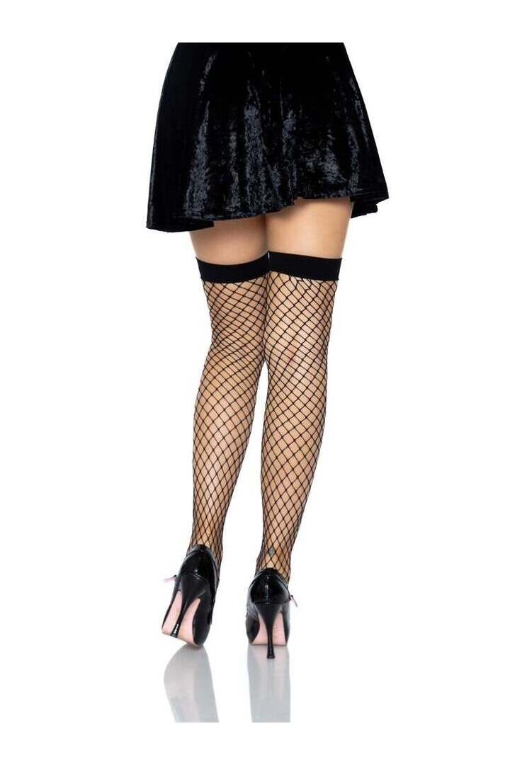 Leg Avenue Sydney Net Thigh High Stockings in One Size 6