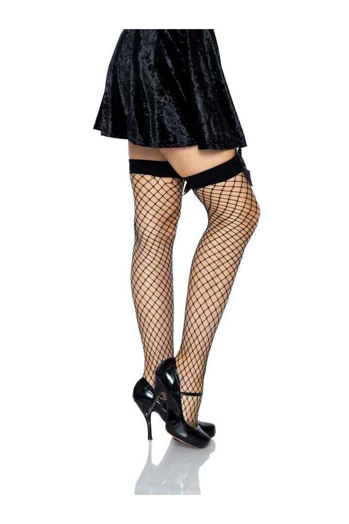 Leg Avenue Sydney Net Thigh High Stockings in One Size 7