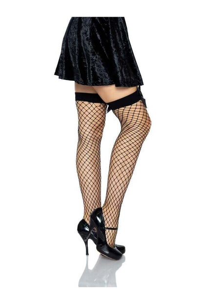 Leg Avenue Sydney Net Thigh High Stockings in One Size 7