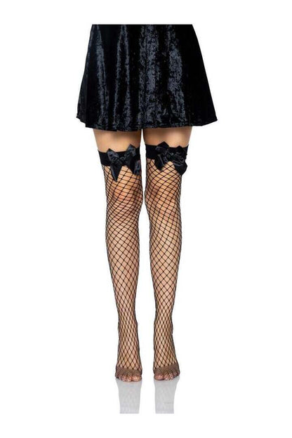 Leg Avenue Sydney Net Thigh High Stockings in One Size 8