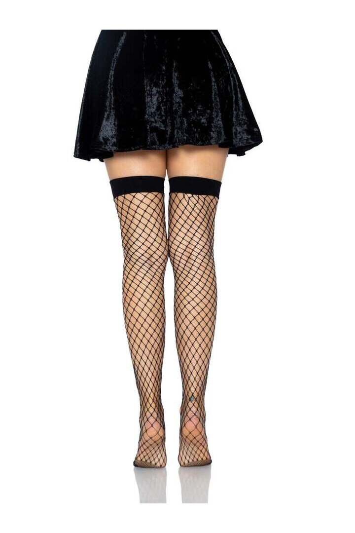 Leg Avenue Sydney Net Thigh High Stockings in One Size 9