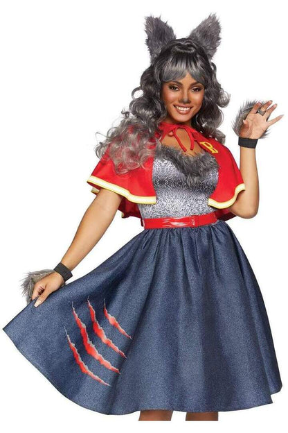 Leg Avenue Teen Wolf Costume in Red/Blue 