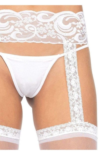 Leg Avenue Thea Garter Belt Thigh High in One Size  4