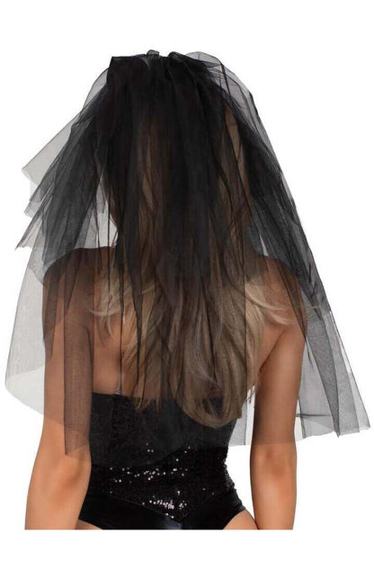 Leg Avenue Tiered Bridal Veil in One Size 2