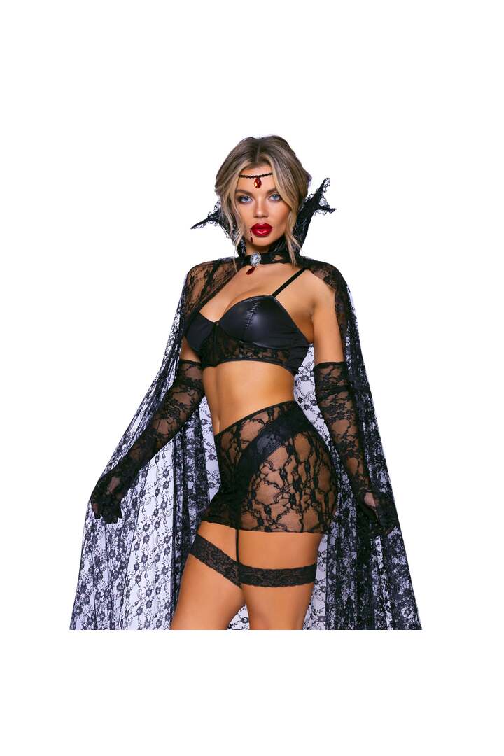 Leg Avenue Vampire Temptress Costume Black 2
