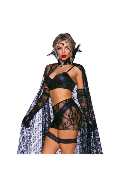 Leg Avenue Vampire Temptress Costume Black 2