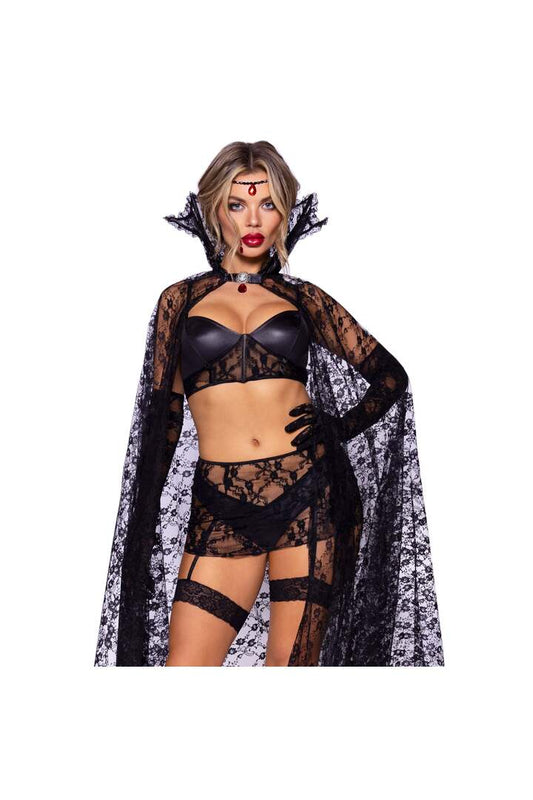 Leg Avenue Vampire Temptress Costume Black 