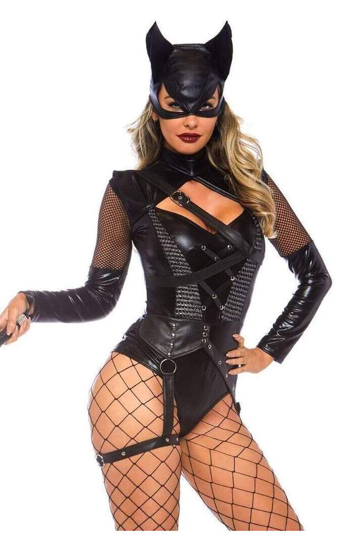 Leg Avenue Villainess Vixen Costume in Black 