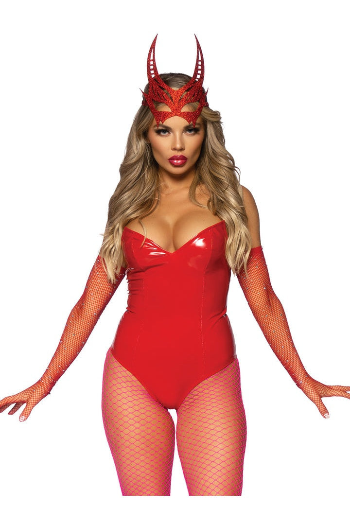Leg Avenue Vinyl Boned Bodysuit  17