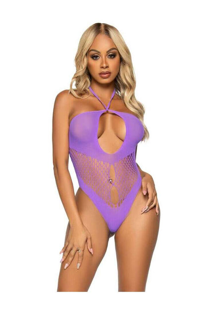 Leg Avenue Vivid Vibes Net Bodysuit in One Size 1