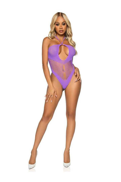 Leg Avenue Vivid Vibes Net Bodysuit in One Size 4