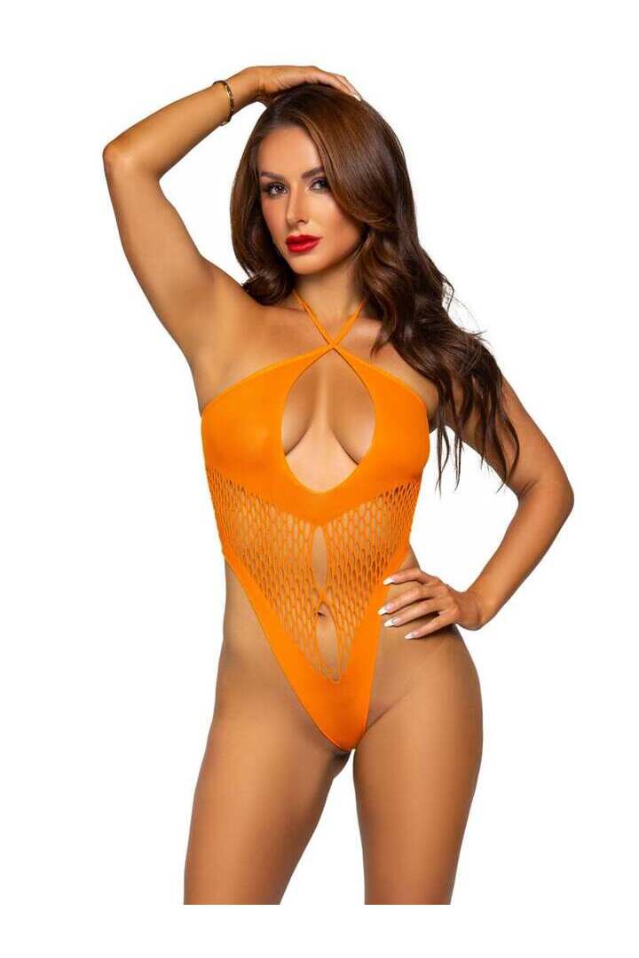 Leg Avenue Vivid Vibes Net Bodysuit in One Size 7