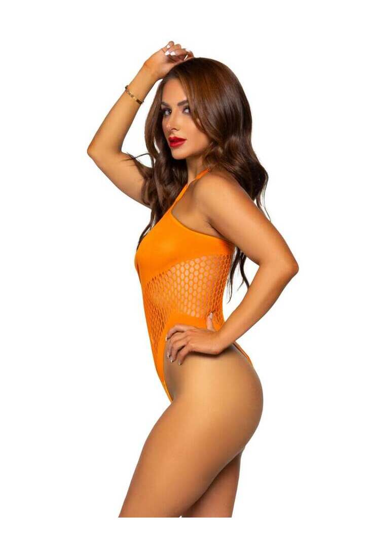 Leg Avenue Vivid Vibes Net Bodysuit in One Size 9