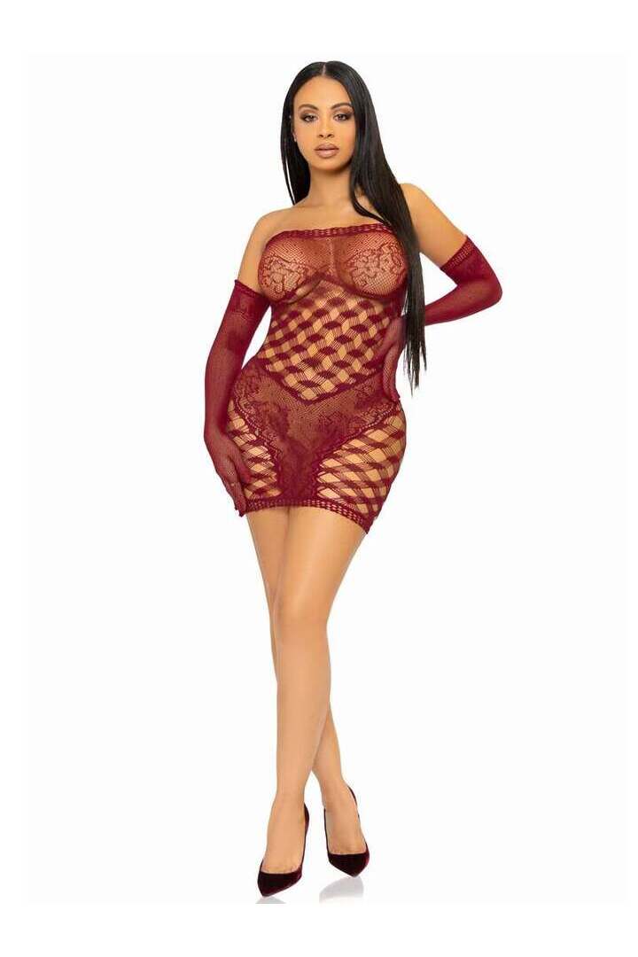 Leg Avenue Waiting Game Dress Set in One Size 10