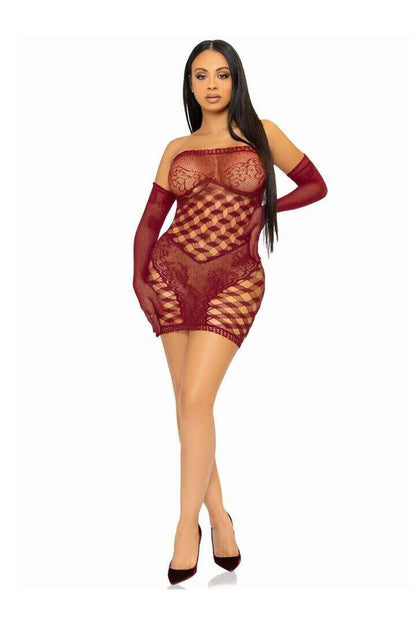 Leg Avenue Waiting Game Dress Set in One Size 10