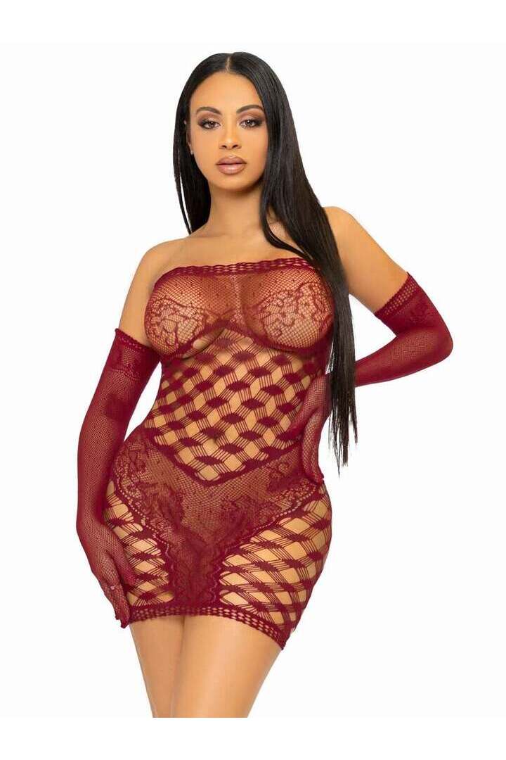Leg Avenue Waiting Game Dress Set in One Size 6