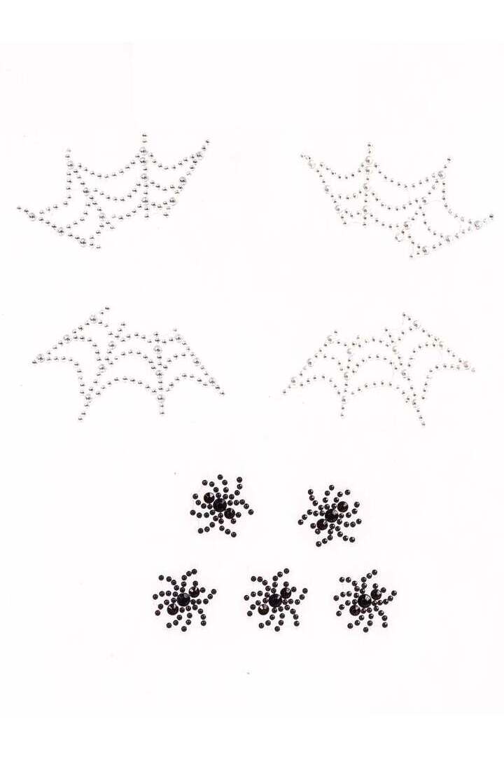 Leg Avenue Web Face Jewels Sticker Multicolor in One Size 1