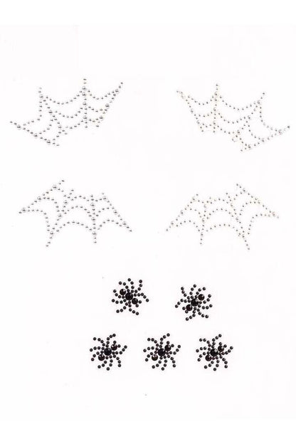 Leg Avenue Web Face Jewels Sticker Multicolor in One Size 1