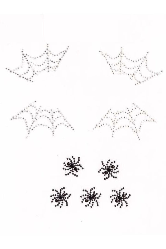 Leg Avenue Web Face Jewels Sticker Multicolor in One Size 1