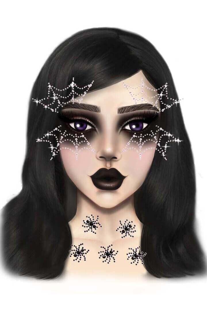 Leg Avenue Web Face Jewels Sticker Multicolor in One Size 