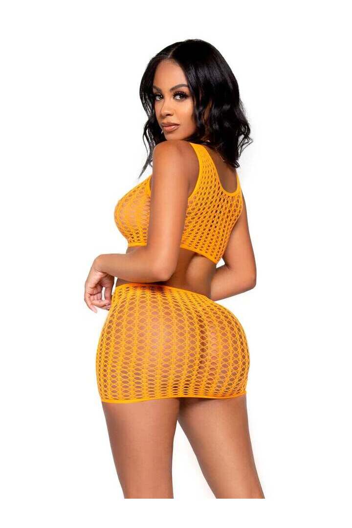 Leg Avenue Weekend Getaway Crop Top Set in One Size 14