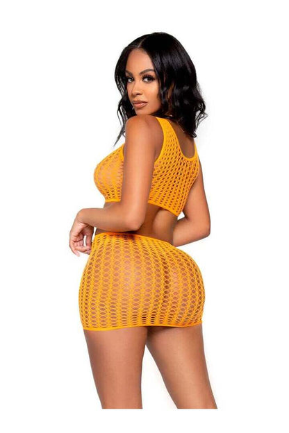 Leg Avenue Weekend Getaway Crop Top Set in One Size 14