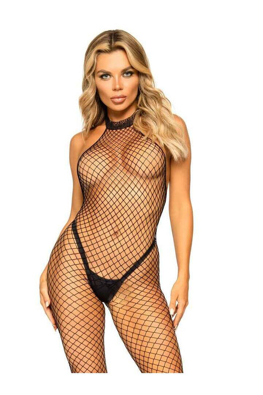 Leg Avenue What U Want Fishnet Bodystocking in One Size 