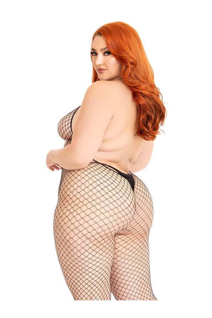 Leg Avenue What U Want Plus Bodystocking Black in 1X/2X 2