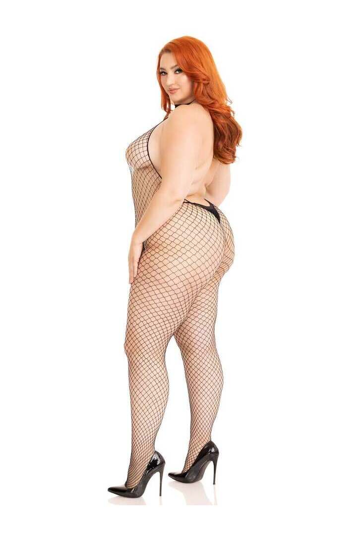 Leg Avenue What U Want Plus Bodystocking Black in 1X/2X 3
