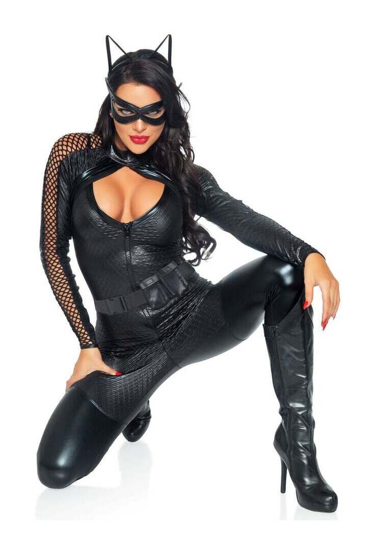 Leg Avenue Wicked Kitty Costume in Black 6