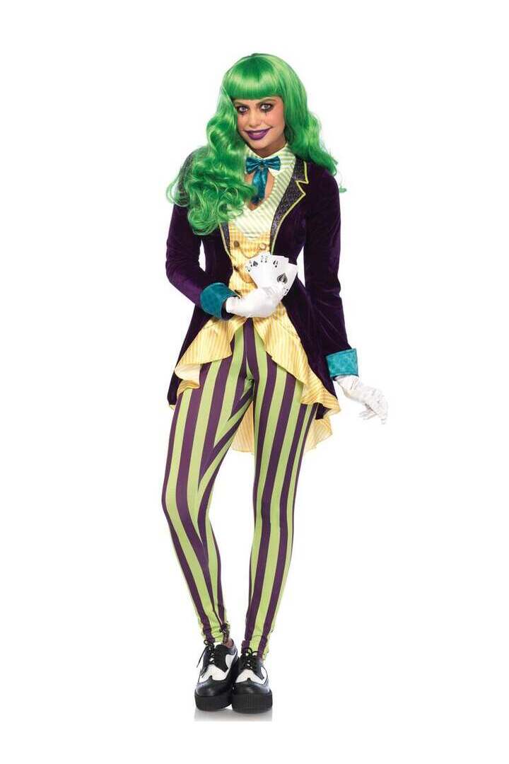 Leg Avenue Wicked Trickster Costume in Purple/Green 2