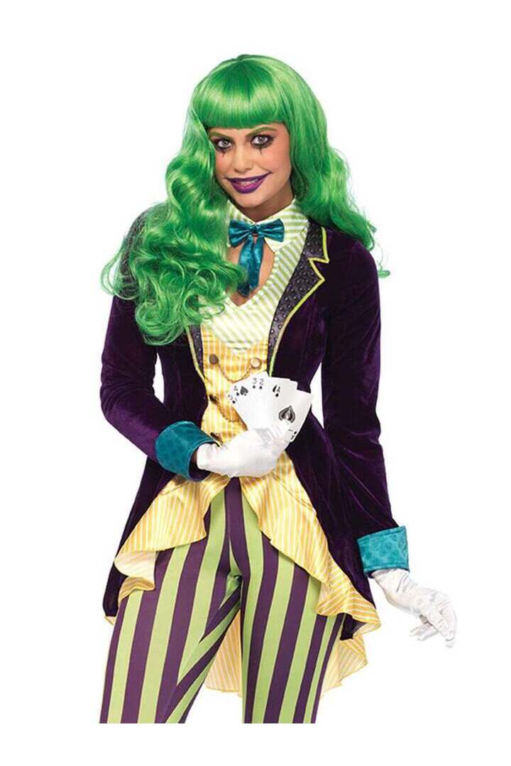 Leg Avenue Wicked Trickster Costume in Purple/Green 