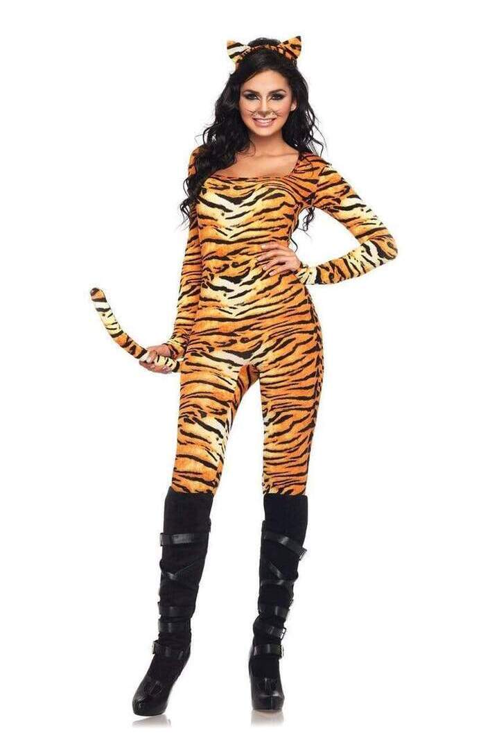 Leg Avenue Wild Tigress Costume in Orange/Black 2