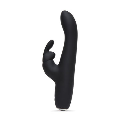 Lovehoney Fifty Shades of Grey Greedy Girl Rechargeable Slimline Rabbit Vibrator - Black 2