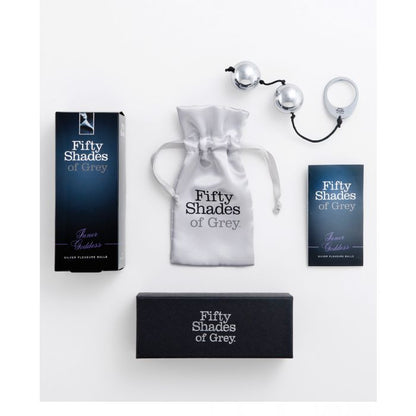 Lovehoney Fifty Shades of Grey Inner Goddess Silver Metal Pleasure Balls 3