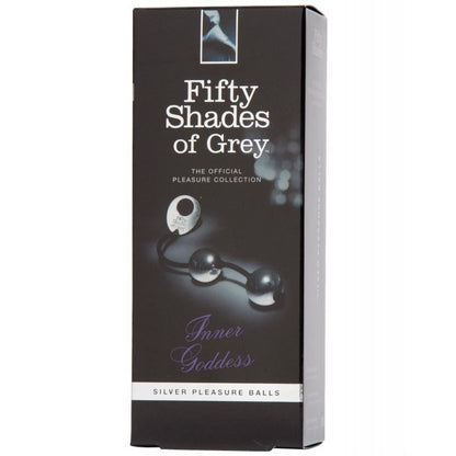 Lovehoney Fifty Shades of Grey Inner Goddess Silver Metal Pleasure Balls 