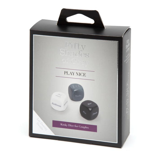 Lovehoney Fifty Shades of Grey Play Nice Kinky Dice for Couples 1
