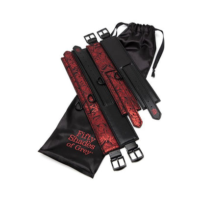 Lovehoney Fifty Shades of Grey Sweet Anticipation Under Mattress Restraint Set 3