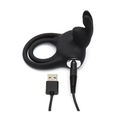 Lovehoney Happy Rabbit Cock Ring - Black 4