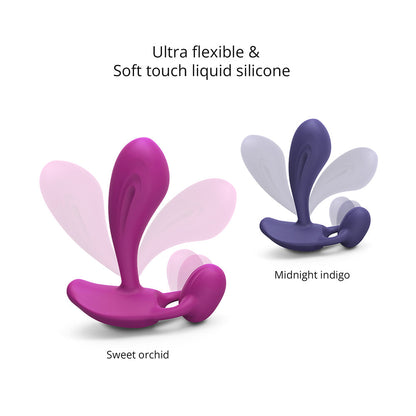 Lovely Planet Love to Love Witty Rechargeable Remote-Controlled Silicone P & G Vibrator 10
