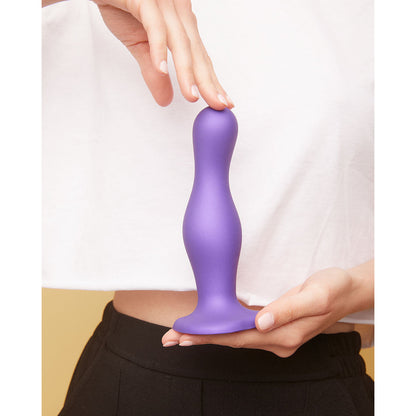 Lovely Planet Strap-On-Me Dildo Plug Curvy Purple 2