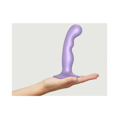 Lovely Planet Strap-On-Me Hybrid Collection Silicone Dildo Plug P&G Metallic Lilac 4