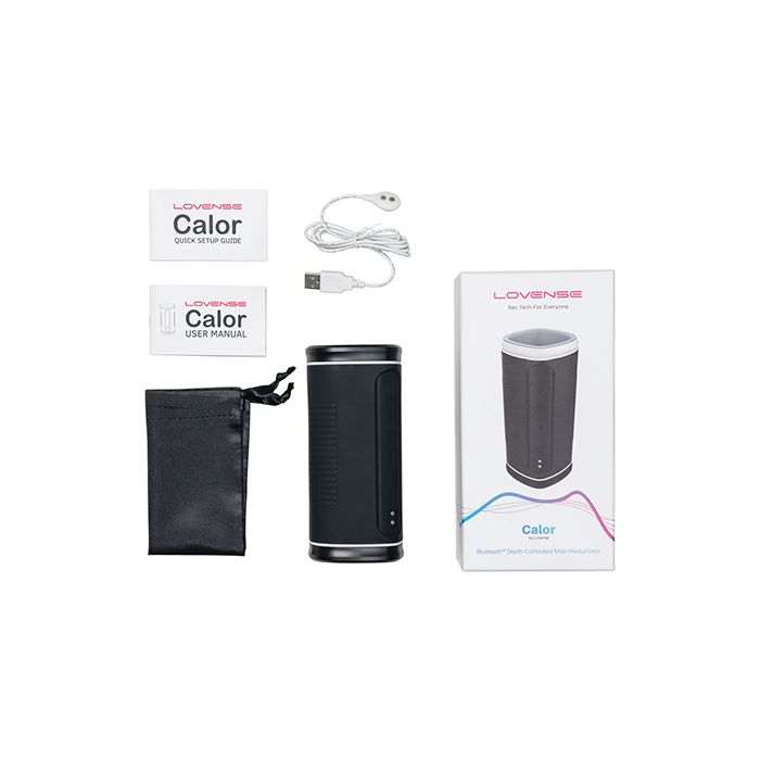 Lovense Calor Compact Heating Masturbator - Black 4